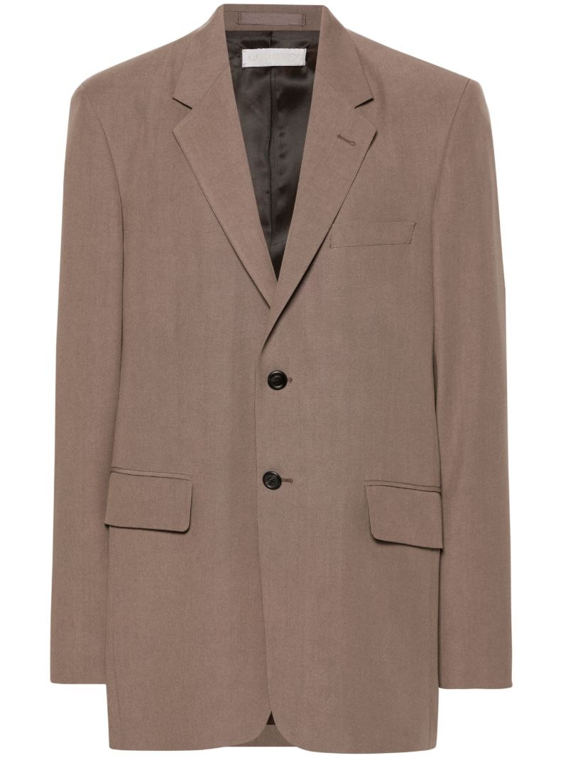Brown Vienna Single-breasted Blazer