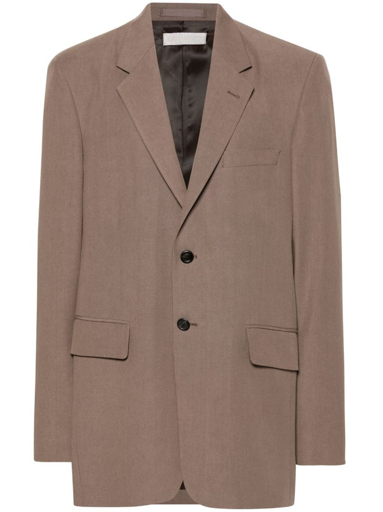Brown Vienna Single-breasted Blazer