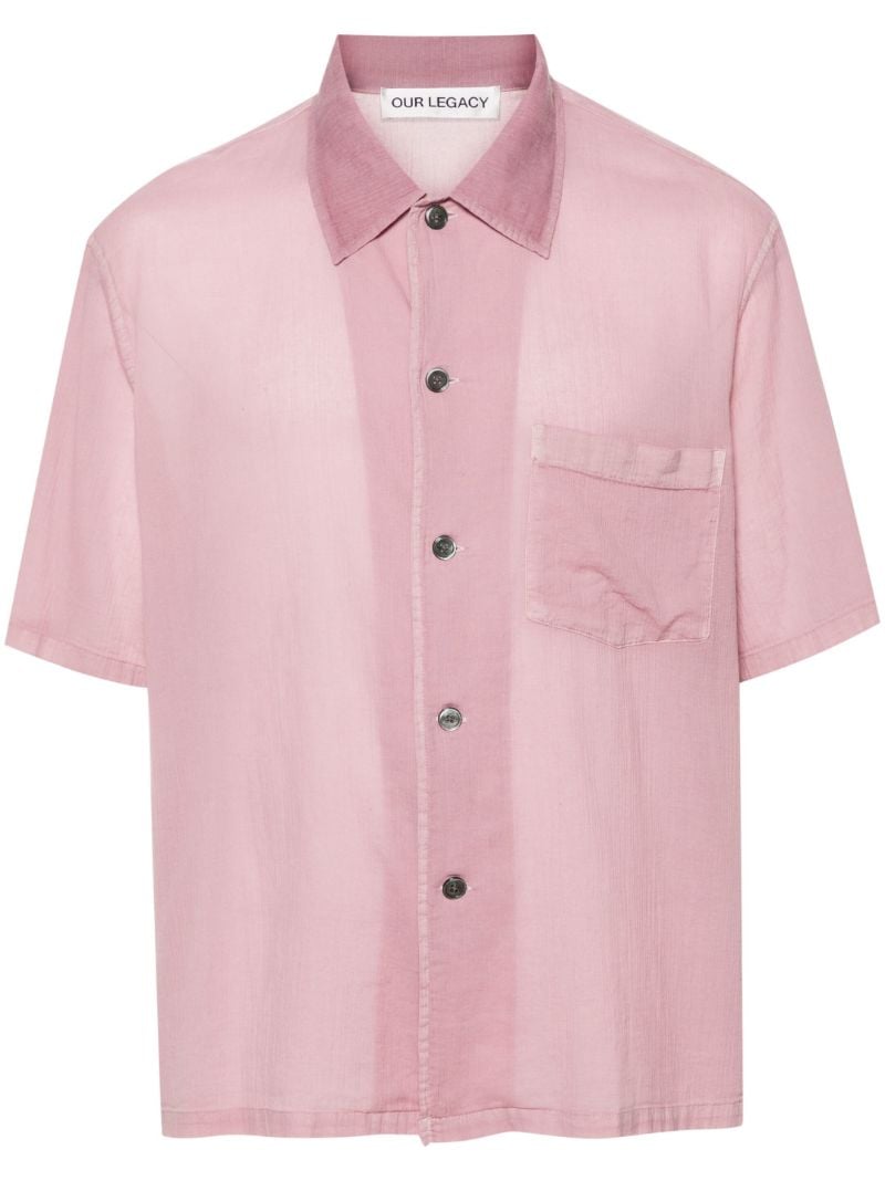 Purple Cotton Voile Shirt