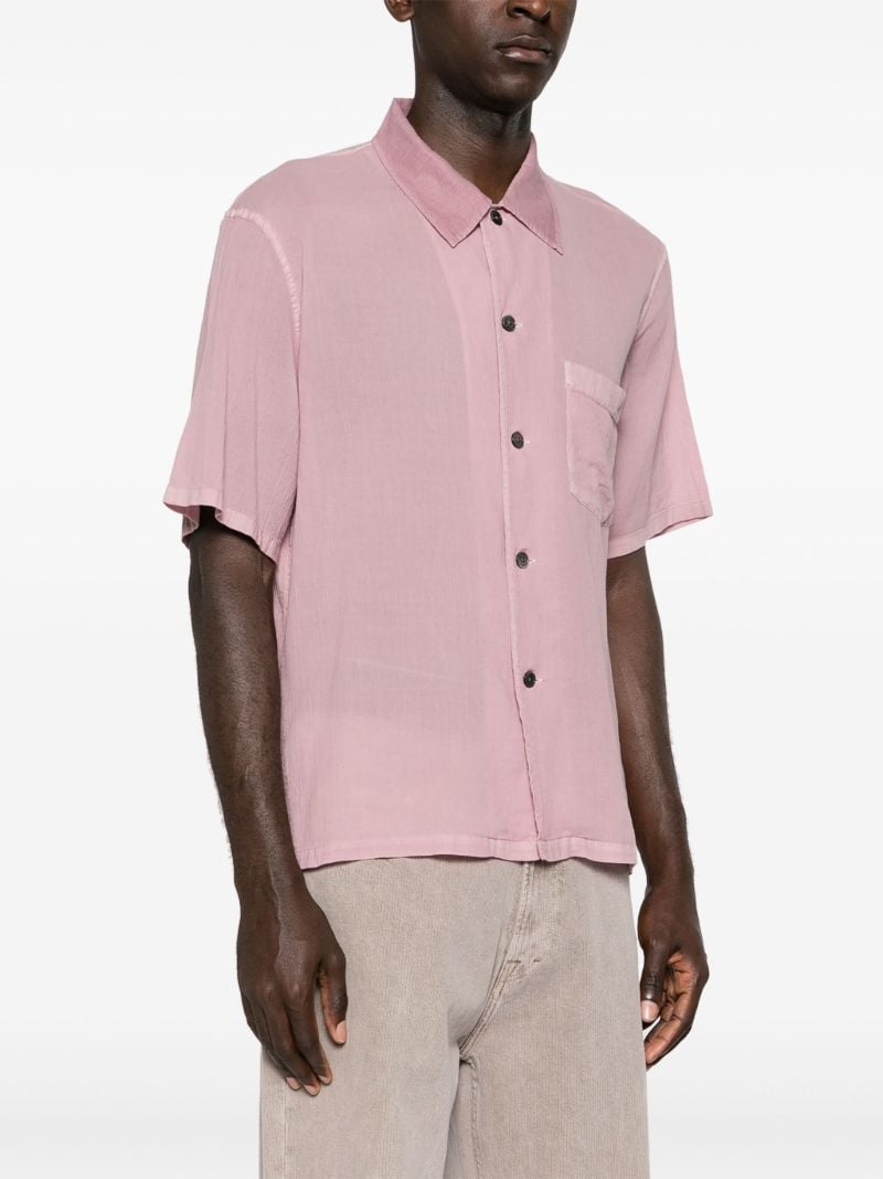 Purple Cotton Voile Shirt