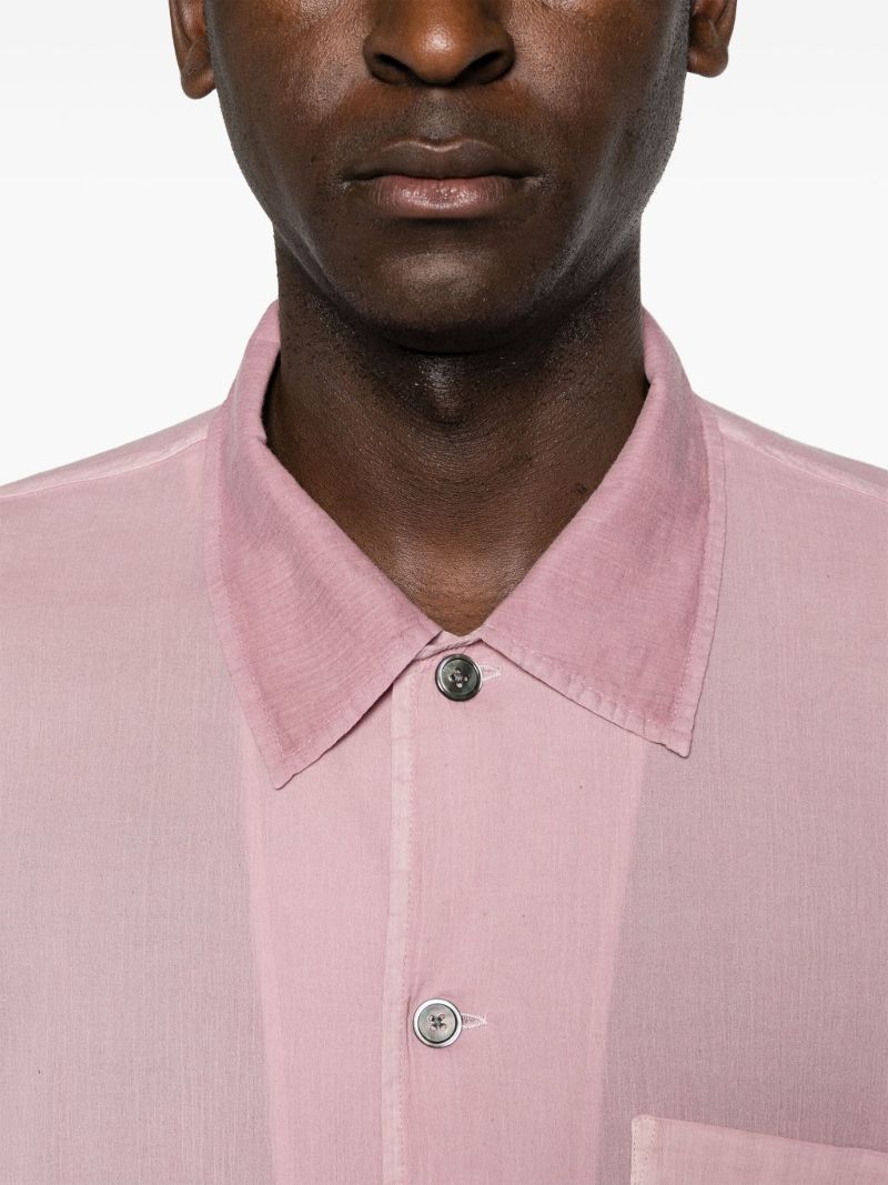 Purple Cotton Voile Shirt