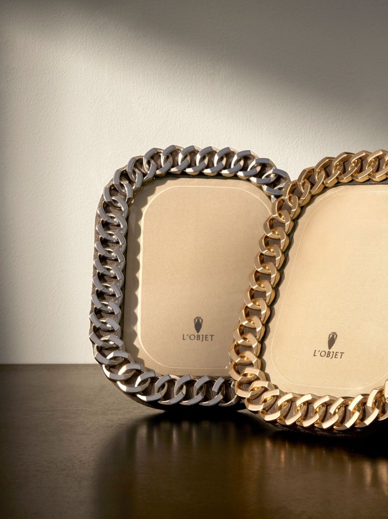 24k Gold-plated Cuban Link Frame
