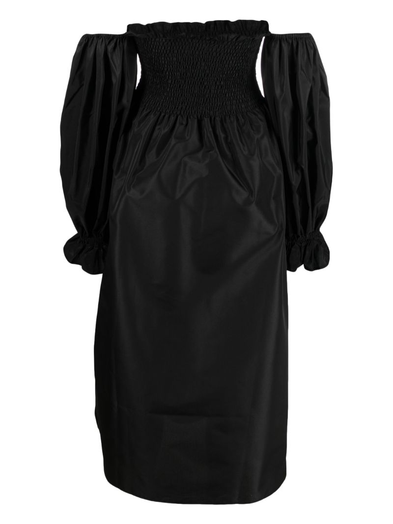 Black Atlanta Midi Dress