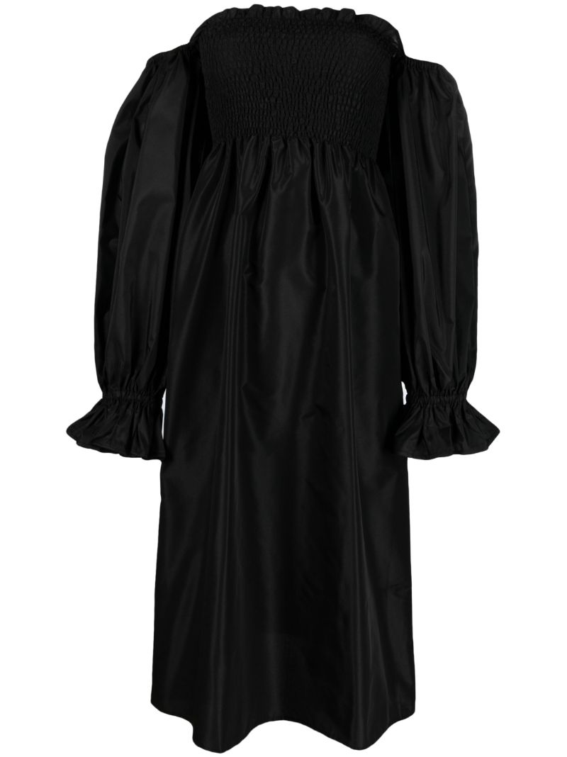 Black Atlanta Midi Dress