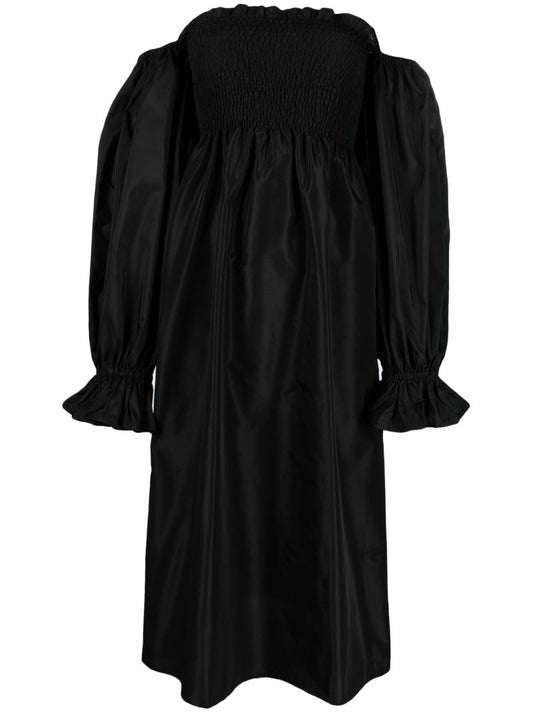 Black Atlanta Midi Dress