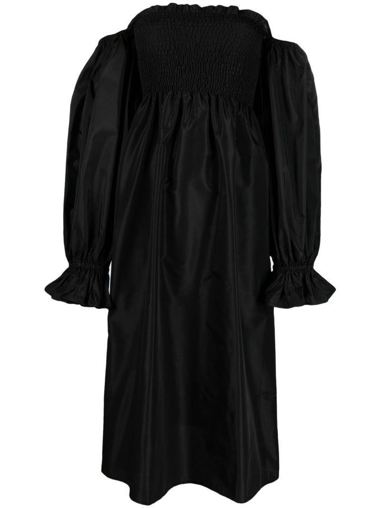 Black Atlanta Midi Dress