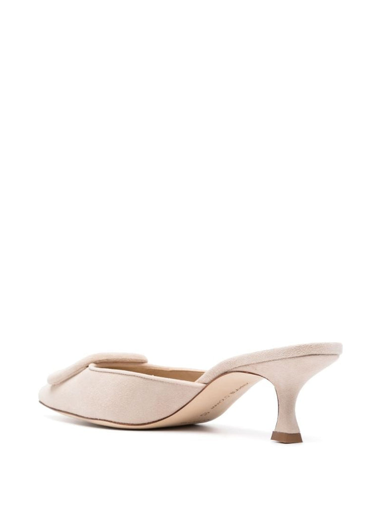 Neutral Maysale 50 Suede Pumps
