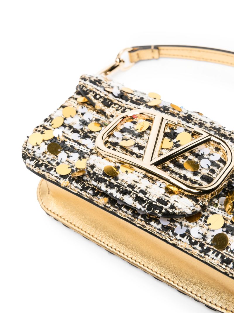 Multicolour LocÃ_x0083_Â² Sequined Shoulder Bag