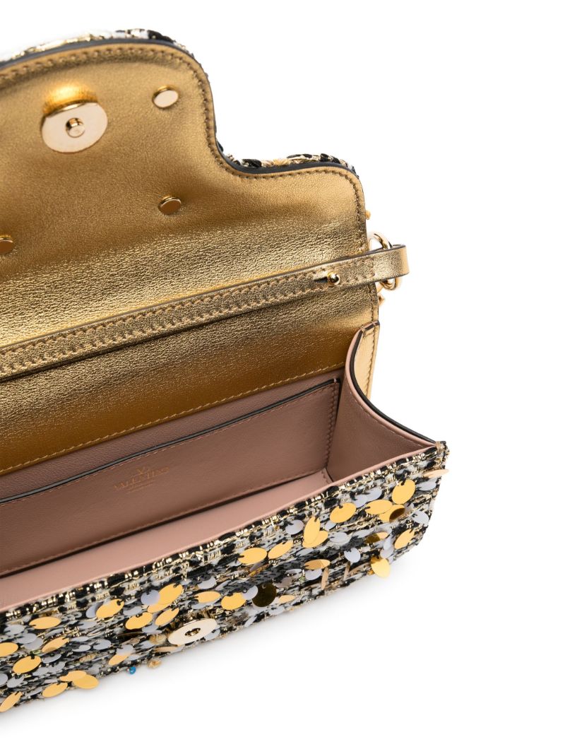 Multicolour LocÃ_x0083_Â² Sequined Shoulder Bag