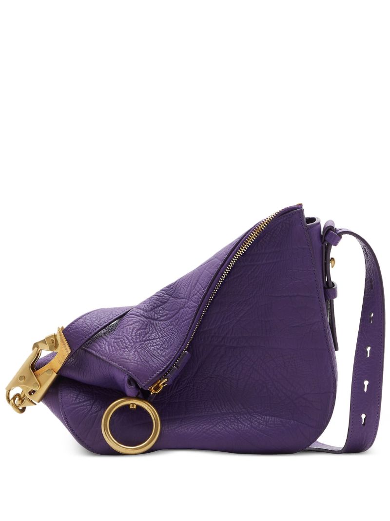 Purple Knight Small Leather Shoulder Bag