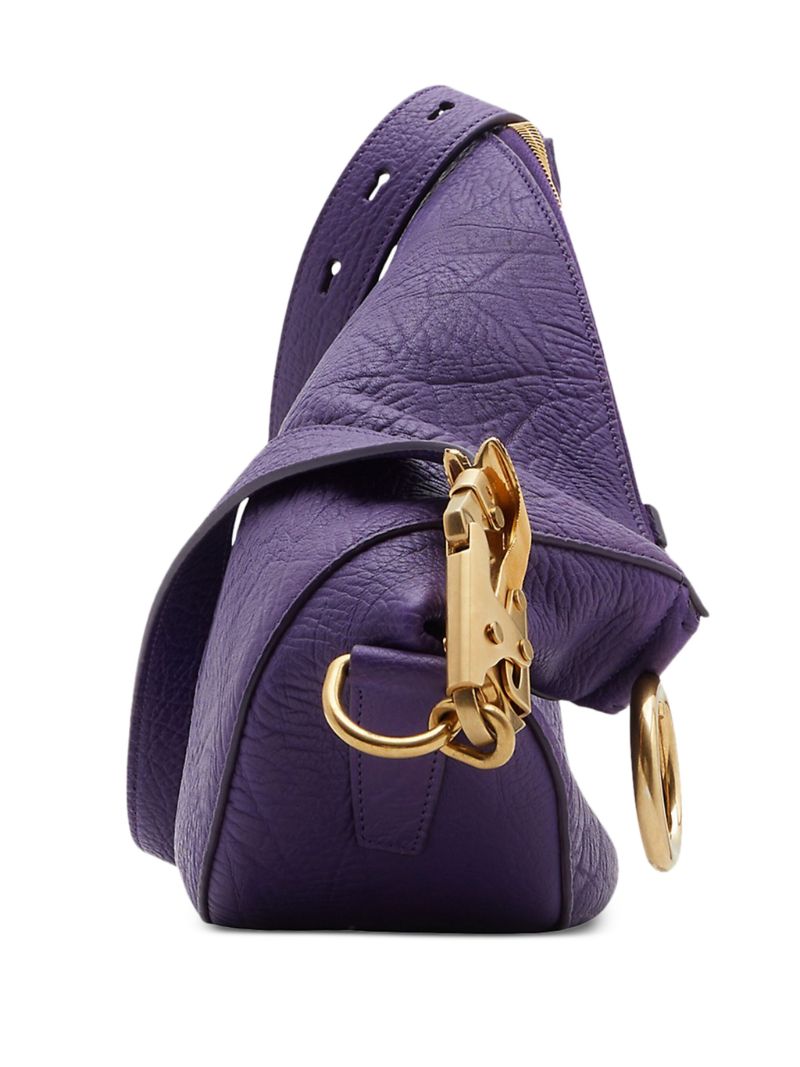 Purple Knight Small Leather Shoulder Bag