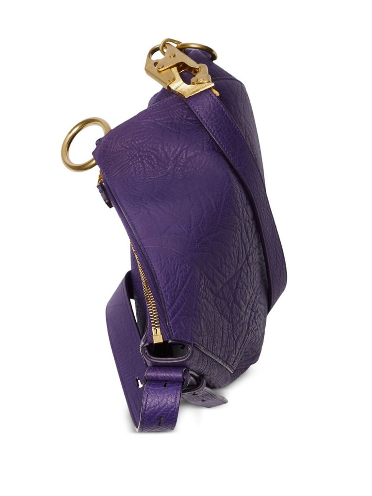 Purple Knight Small Leather Shoulder Bag