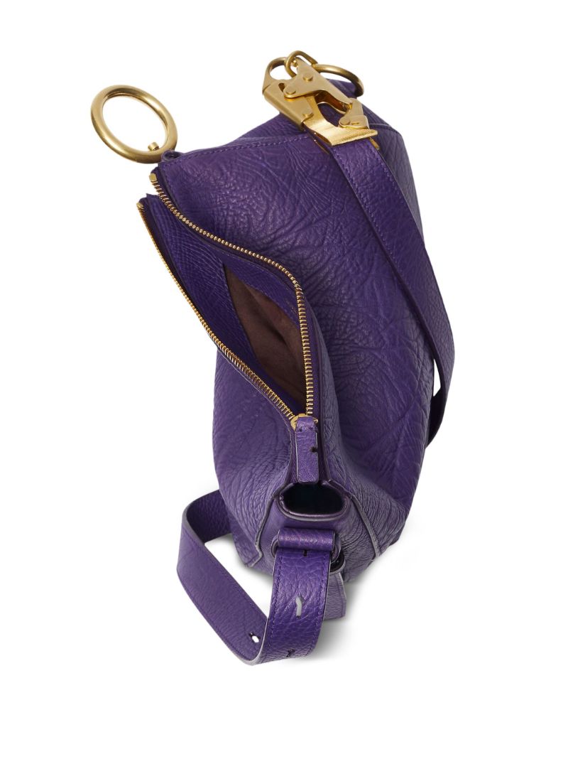 Purple Knight Small Leather Shoulder Bag