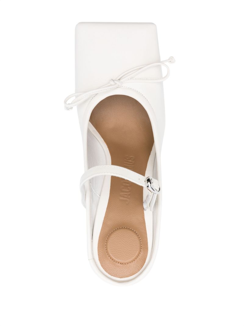 Neutral Les Chaussures Ballet 100 Leather Mules