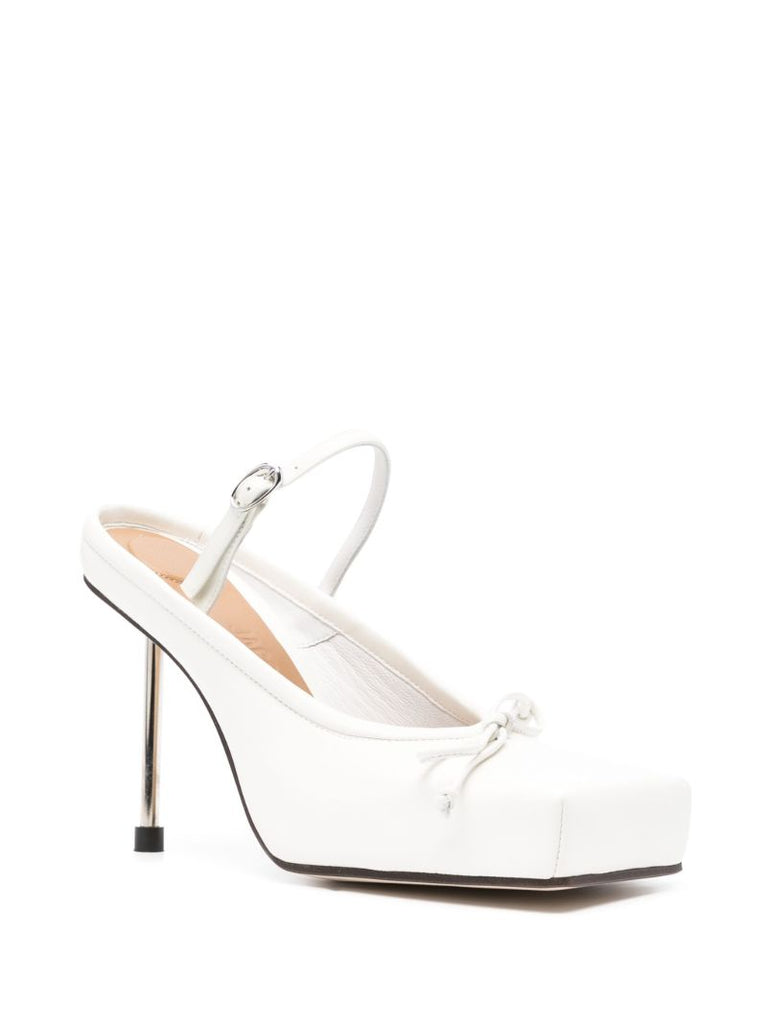 Neutral Les Chaussures Ballet 100 Leather Mules