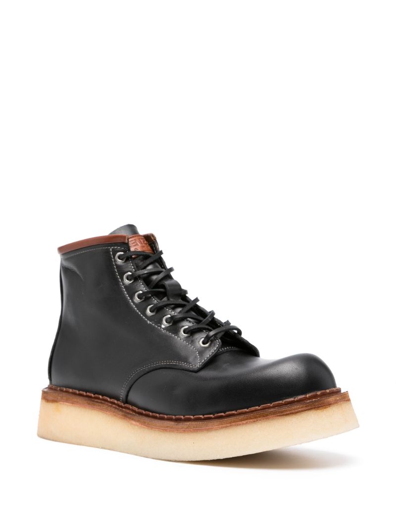 Black Leather Ankle Boots