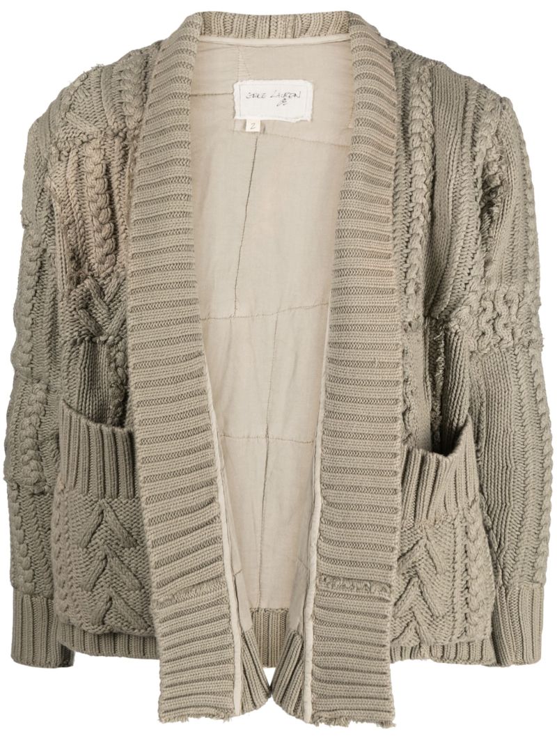Green Fisherman Gl1 Knit Cardigan