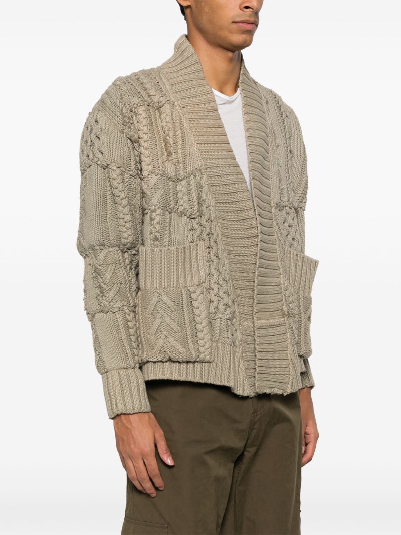 Green Fisherman Gl1 Knit Cardigan