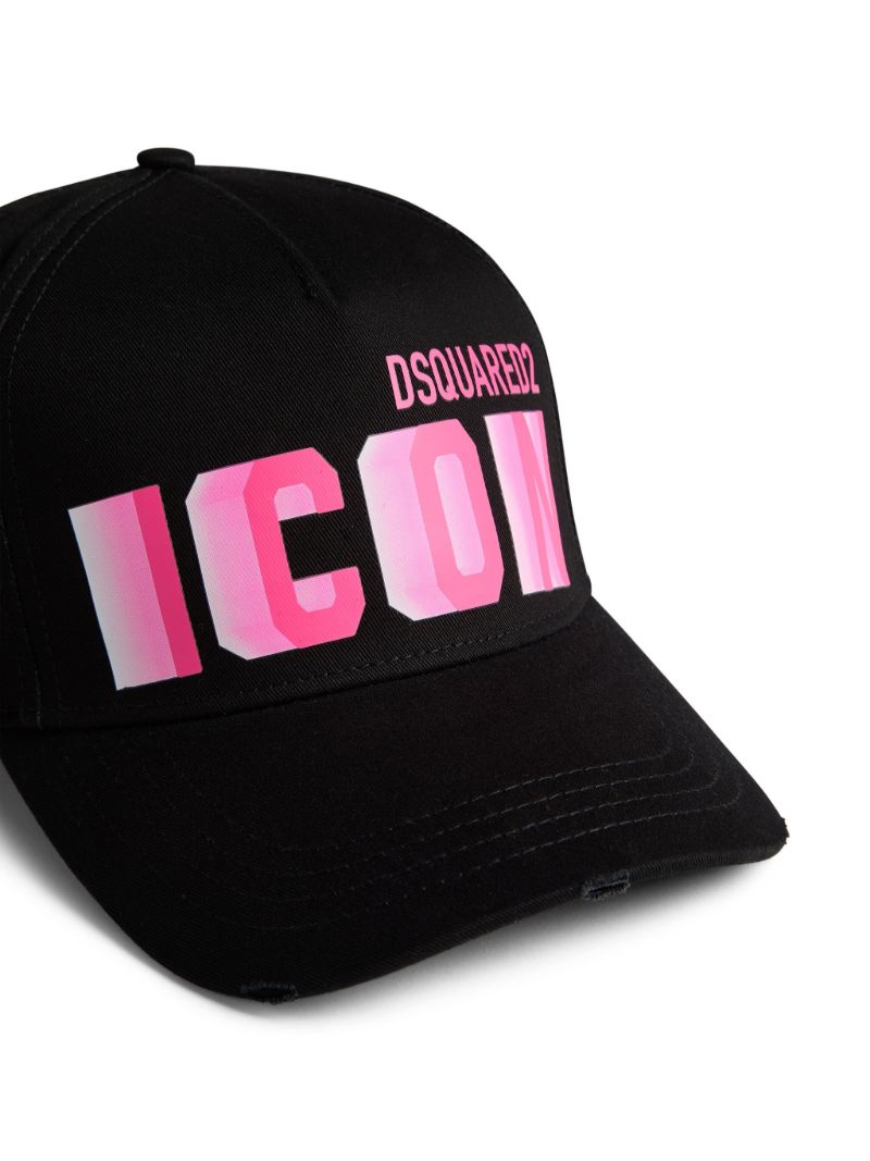 Black Logo-print Cotton Baseball Cap