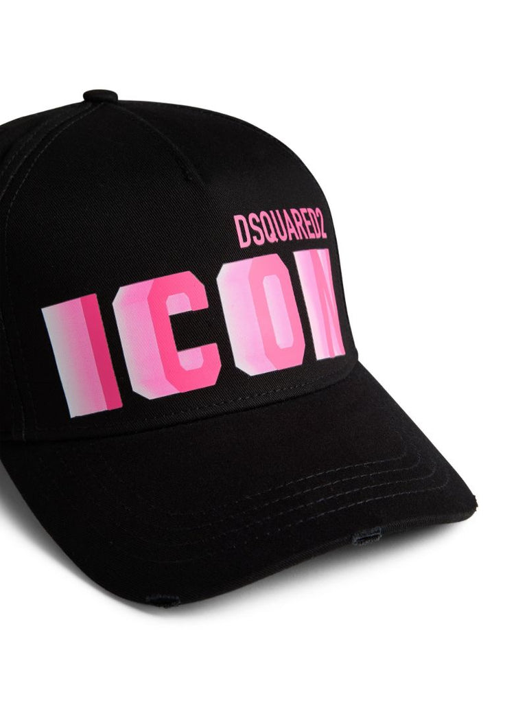 Black Logo-print Cotton Baseball Cap