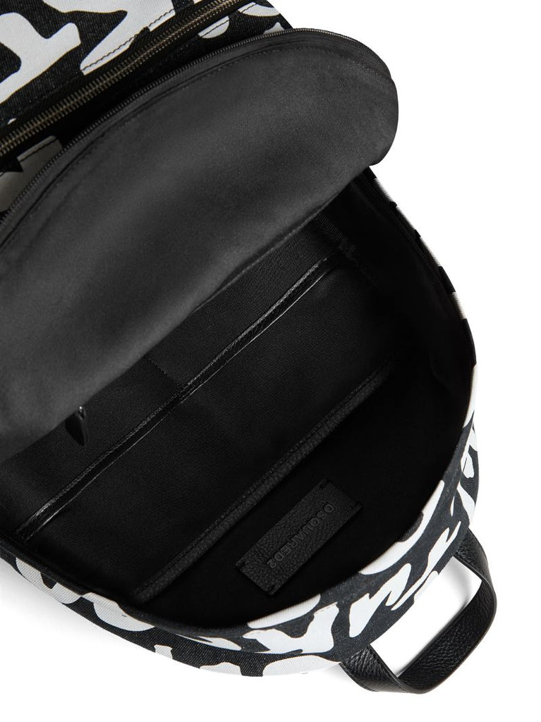 Black Logo-print Backpack