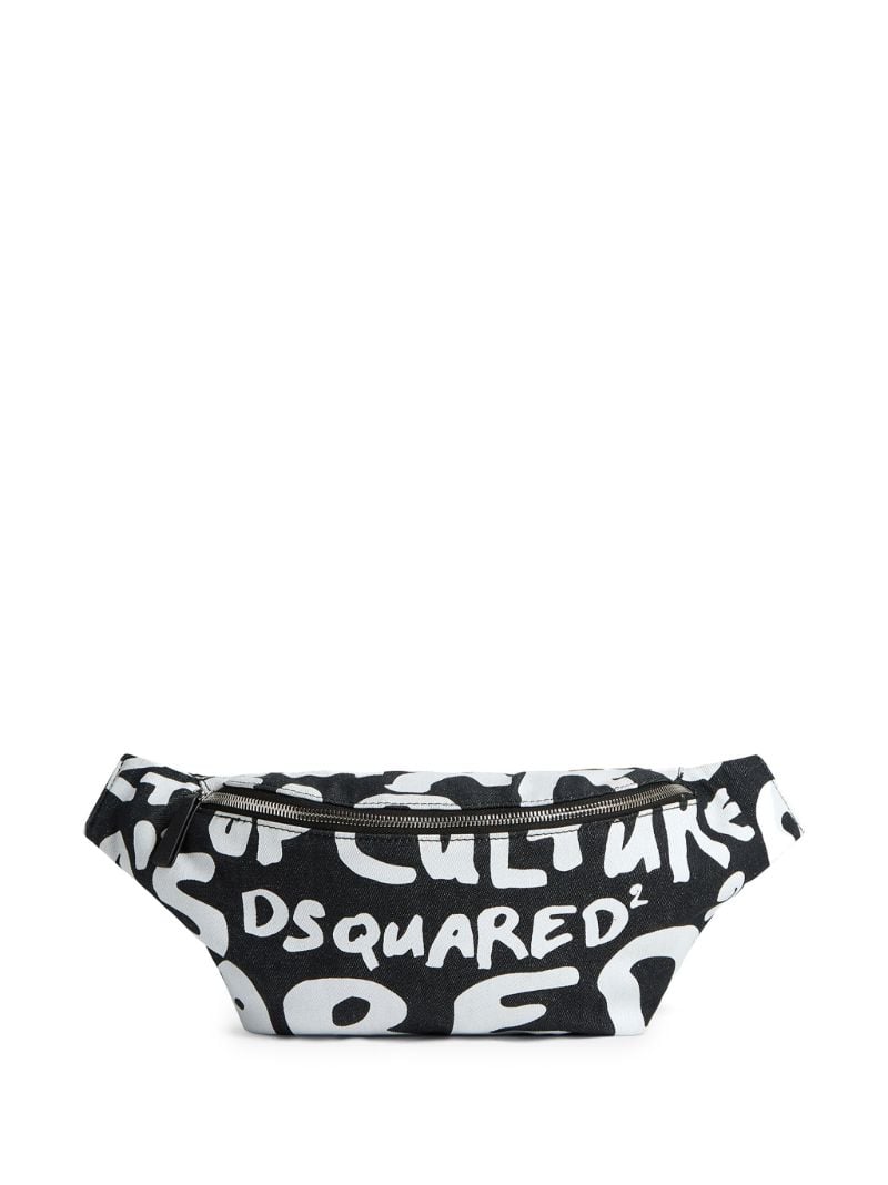 Black Logo-print Belt Bag