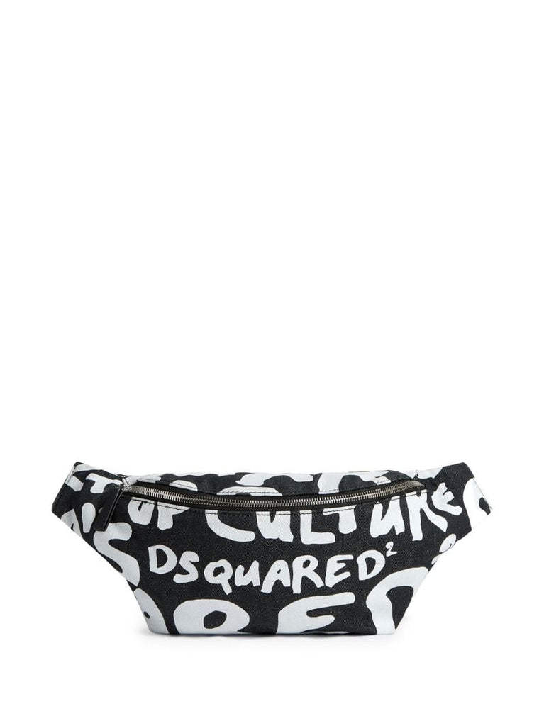 Black Logo-print Belt Bag