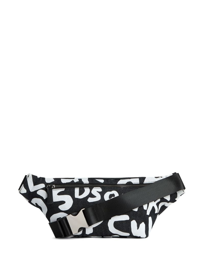 Black Logo-print Belt Bag