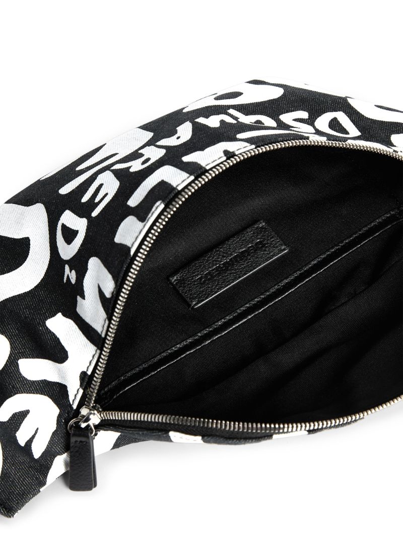 Black Logo-print Belt Bag