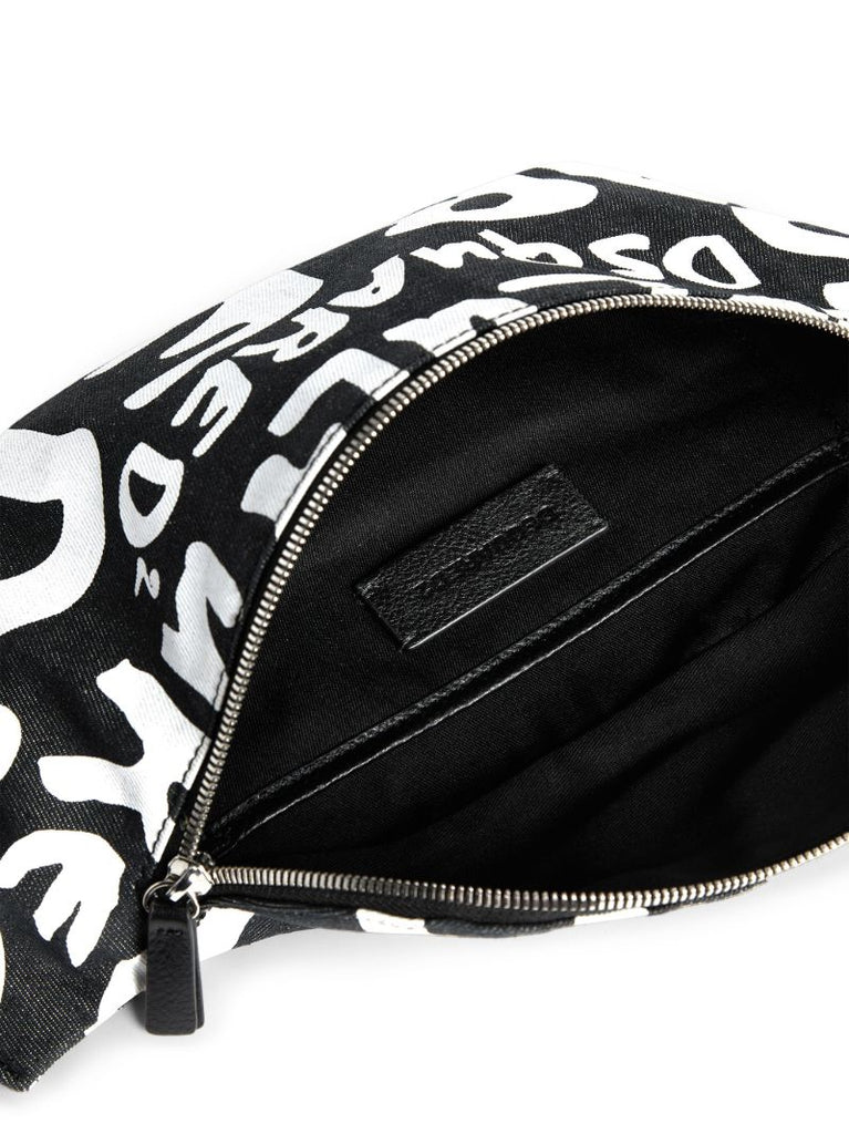 Black Logo-print Belt Bag