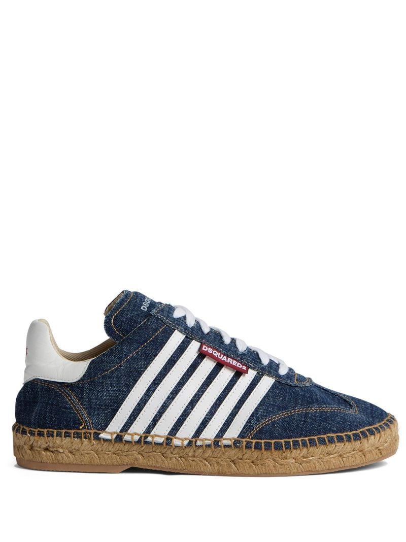 Blue Denim Espadrille Sneakers