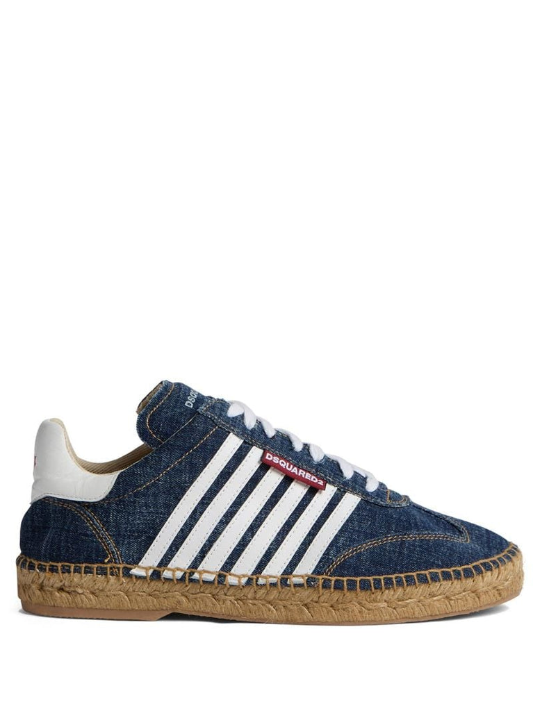 Blue Denim Espadrille Sneakers