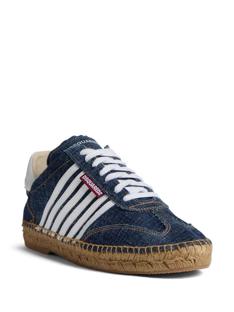 Blue Denim Espadrille Sneakers