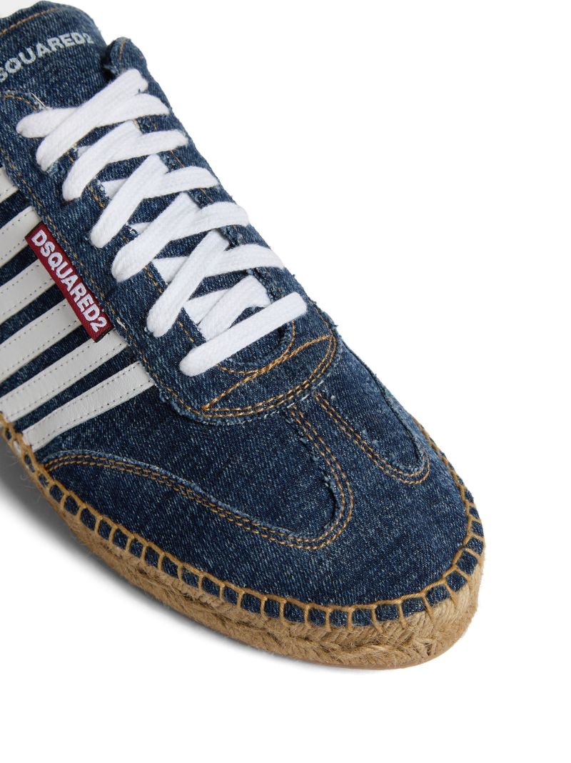Blue Denim Espadrille Sneakers