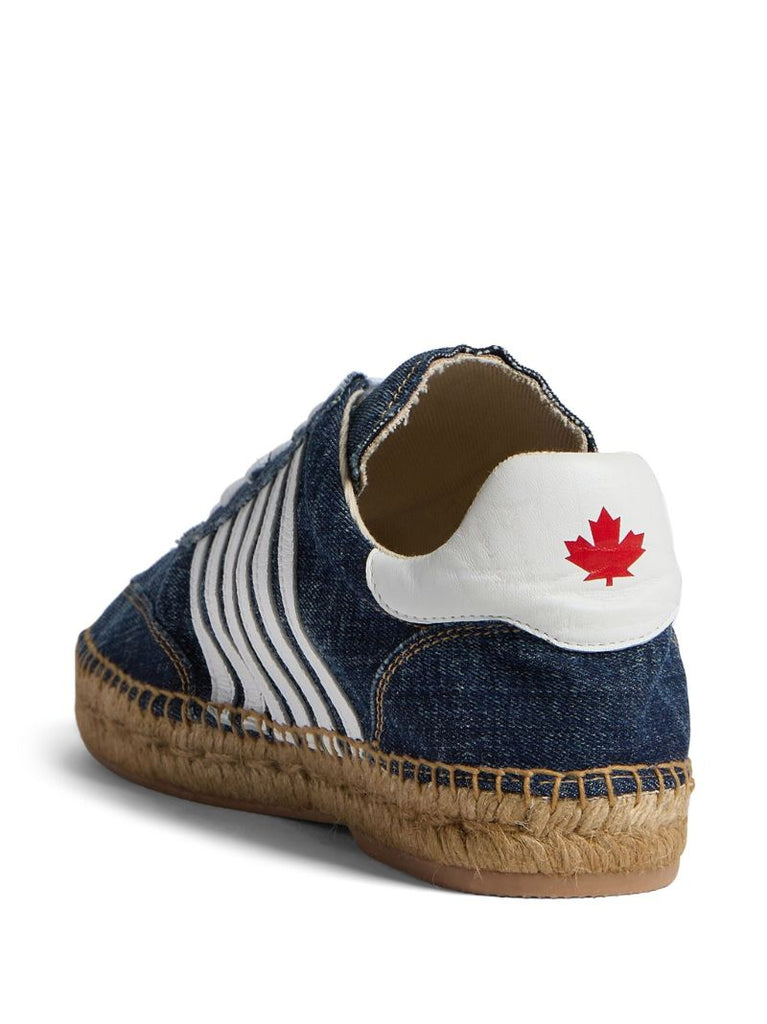 Blue Denim Espadrille Sneakers