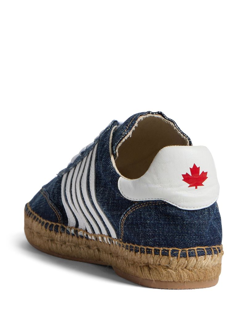 Blue Denim Espadrille Sneakers