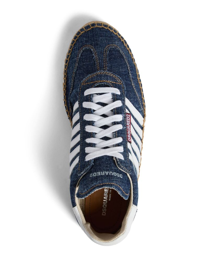 Blue Denim Espadrille Sneakers