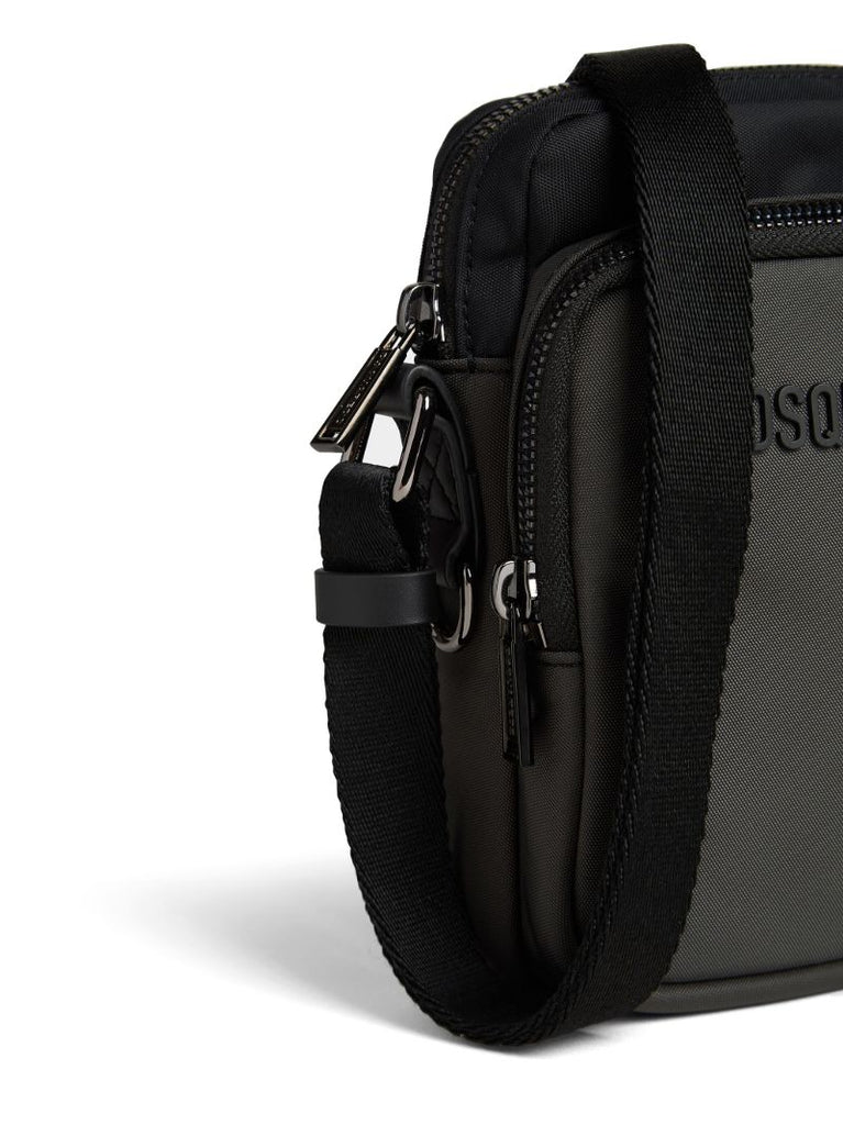 Black Logo-detail Crossbody Bag