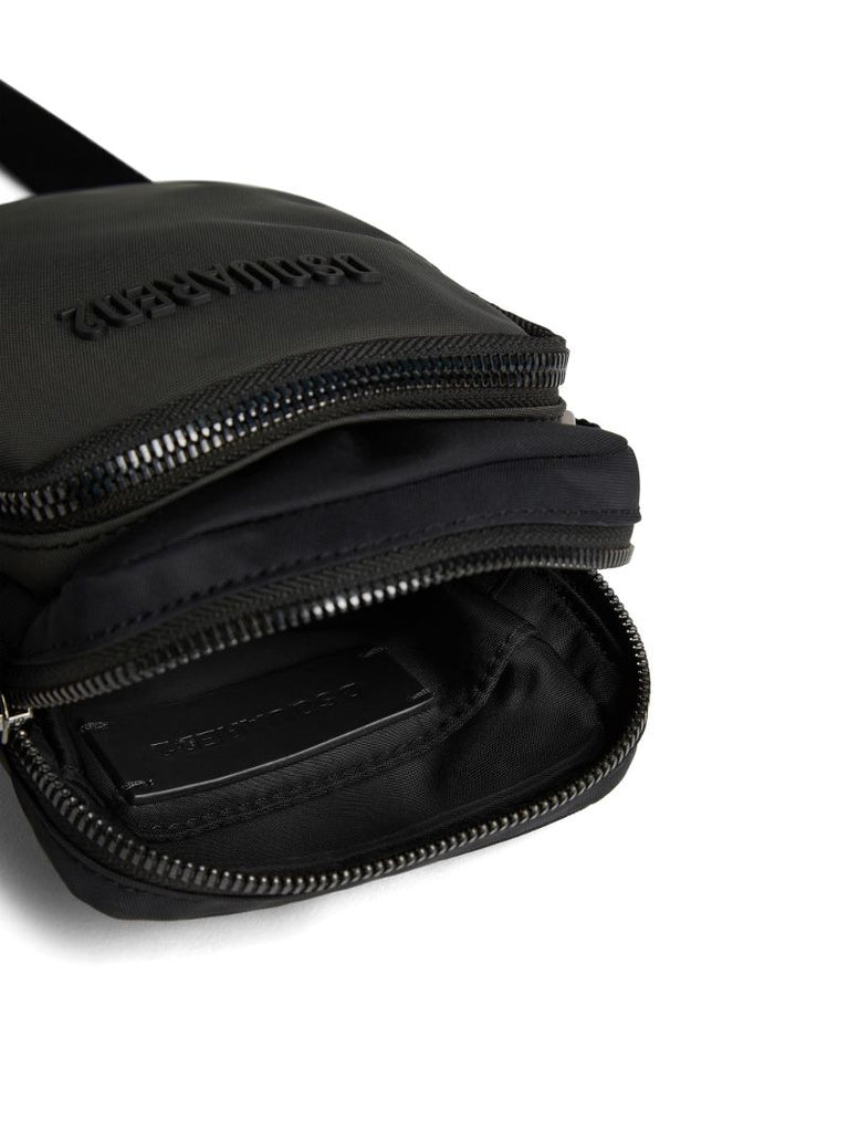 Black Logo-detail Crossbody Bag