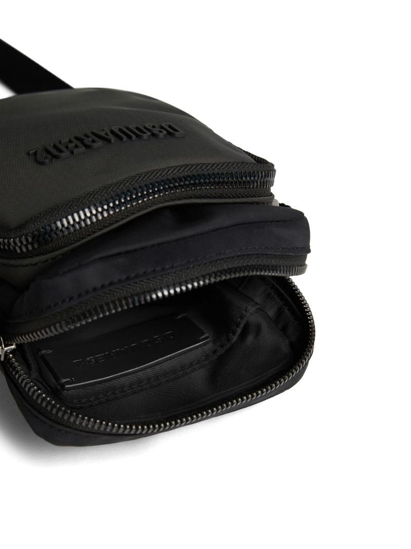 Black Logo-detail Crossbody Bag