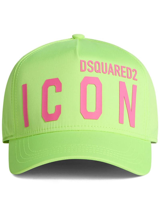 Green Icon Logo-print Baseball Cap