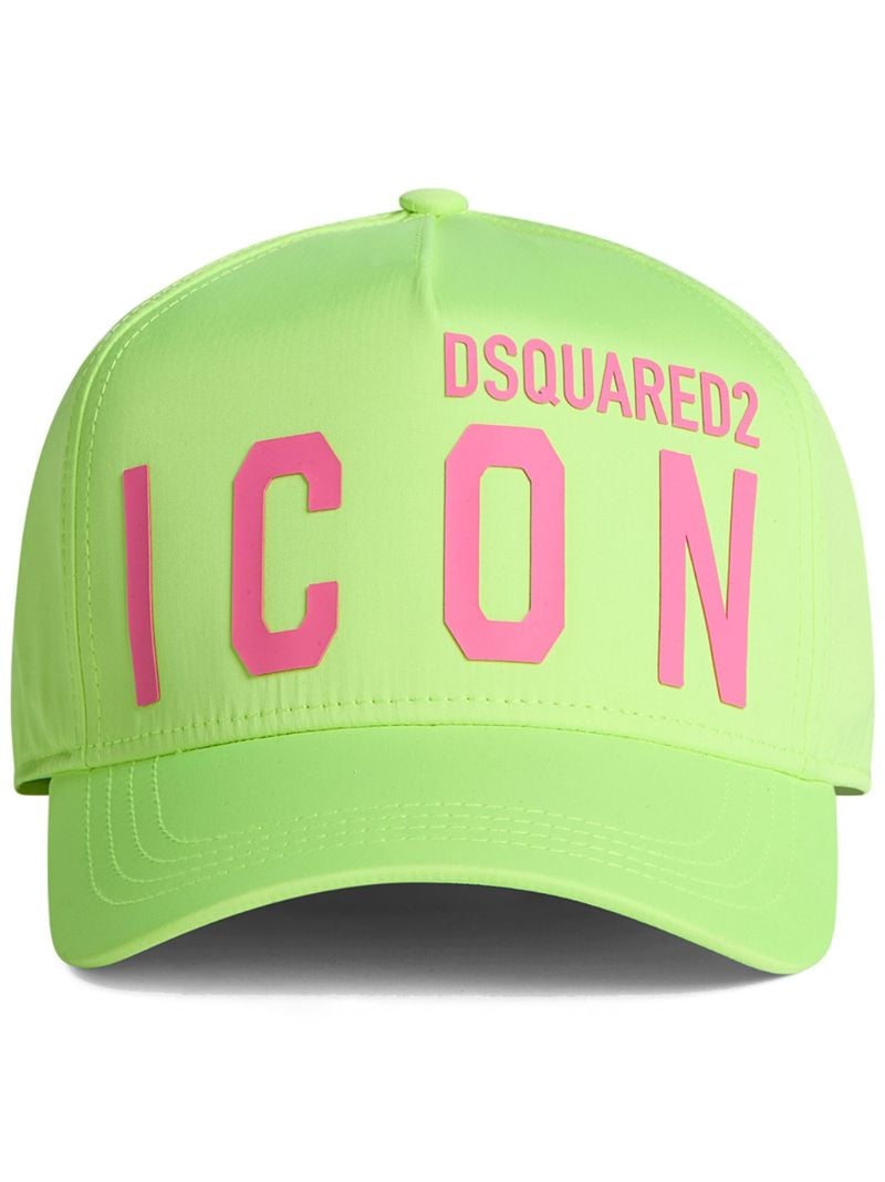 Green Icon Logo-print Baseball Cap
