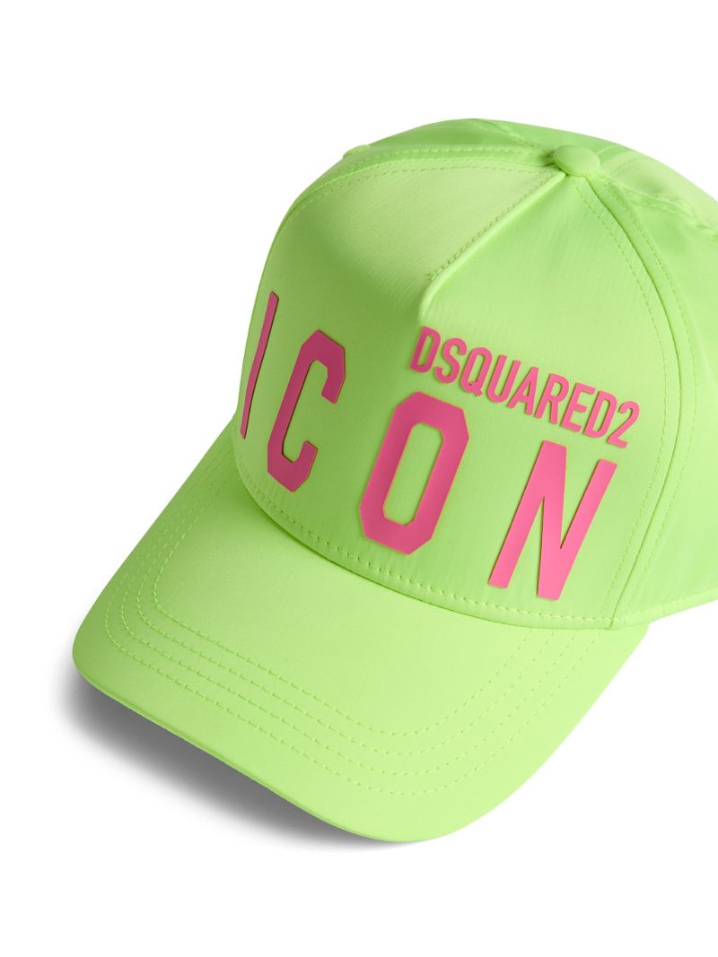 Green Icon Logo-print Baseball Cap