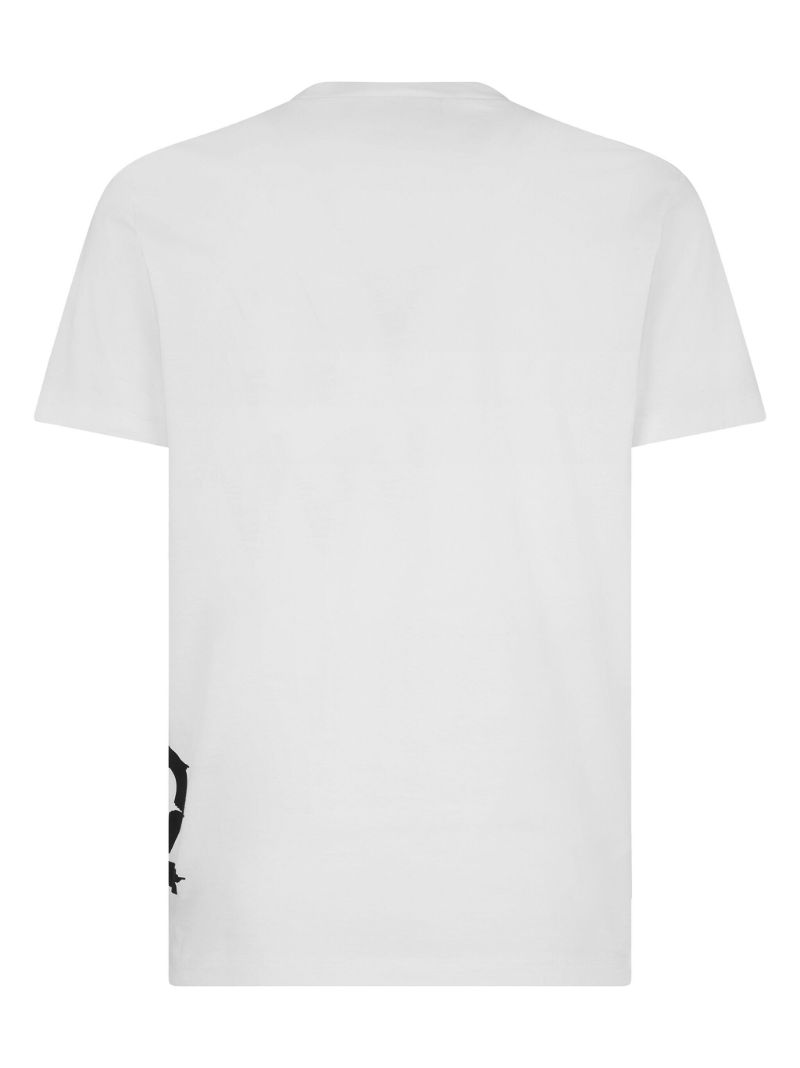 White Logo-print Cotton T-shirt