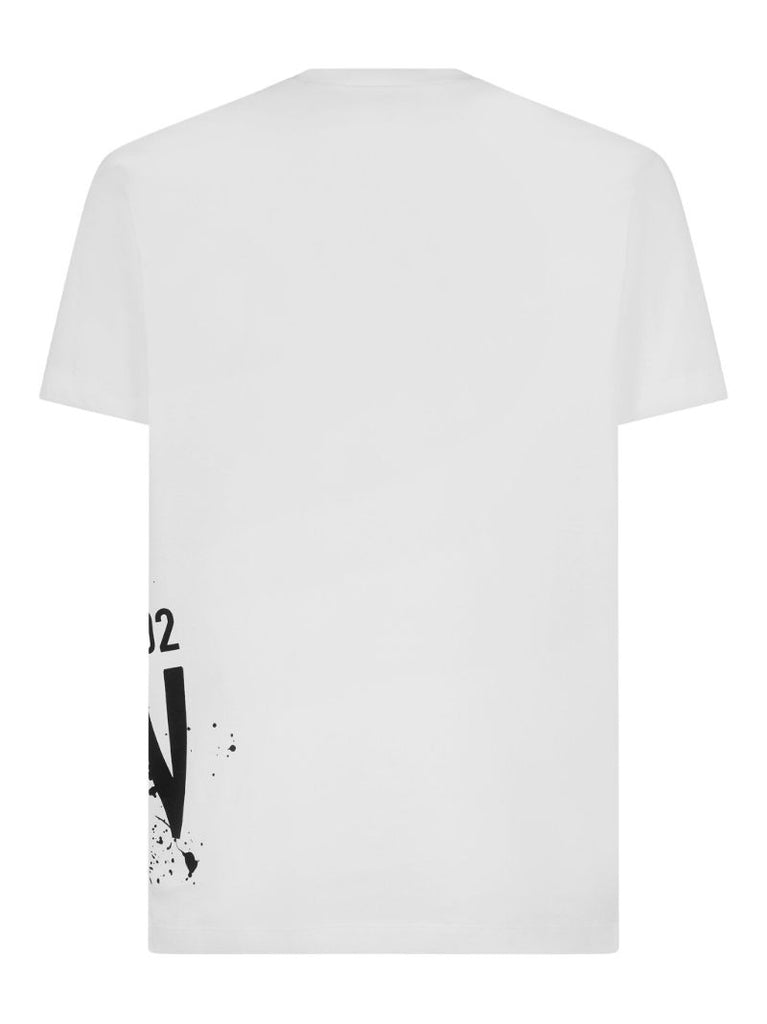 White Icon Logo-print Cotton T-shirt