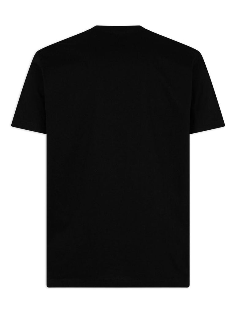 Black Icon Logo-print Cotton T-shirt