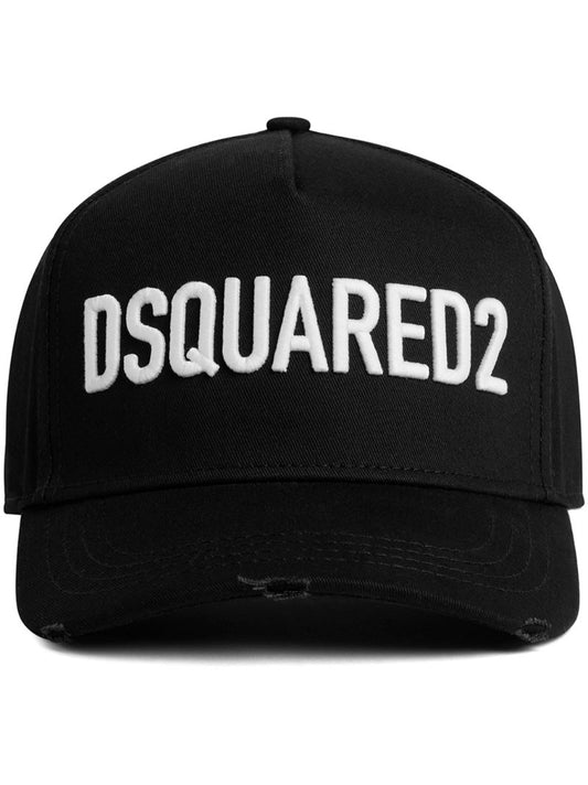 Black Logo-embroidered Cotton Cap