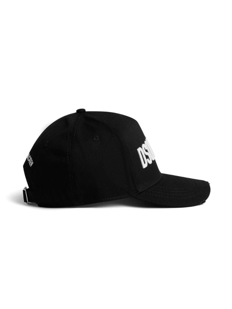 Black Logo-embroidered Cotton Cap