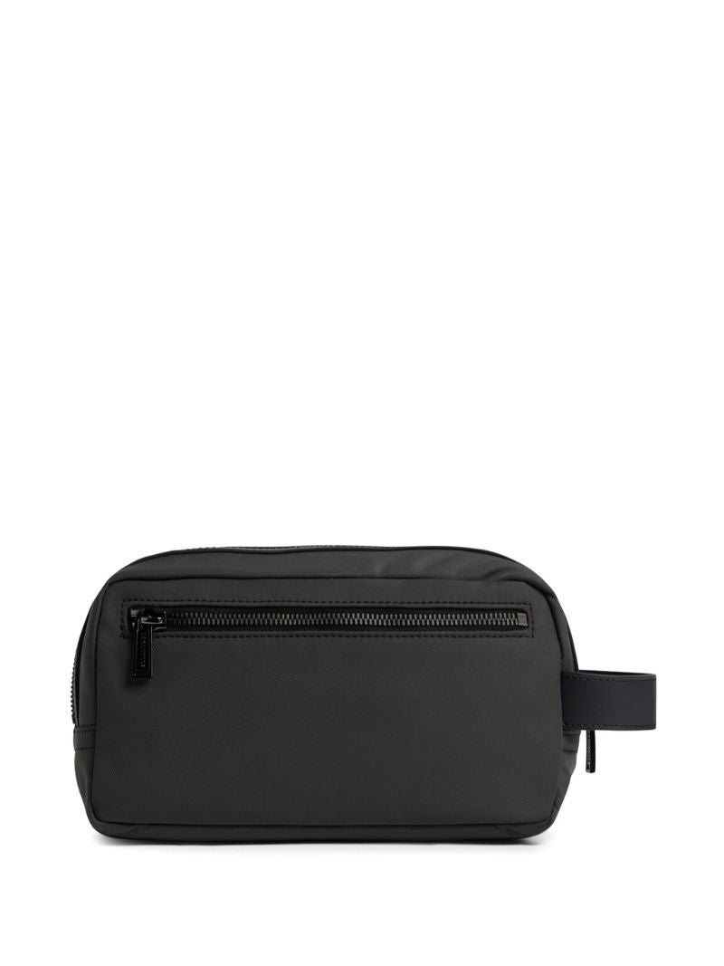 Black Logo-detail Wash Bag