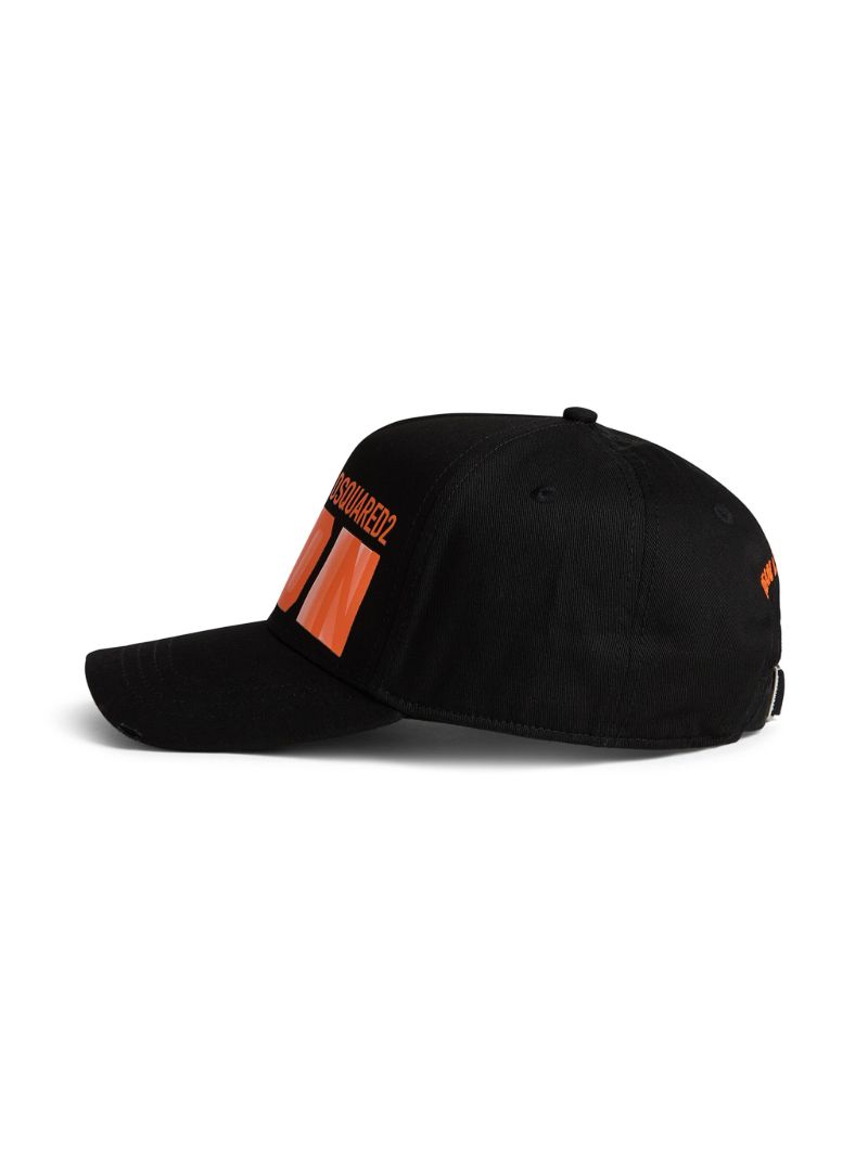 Black Logo-print Baseball Cap
